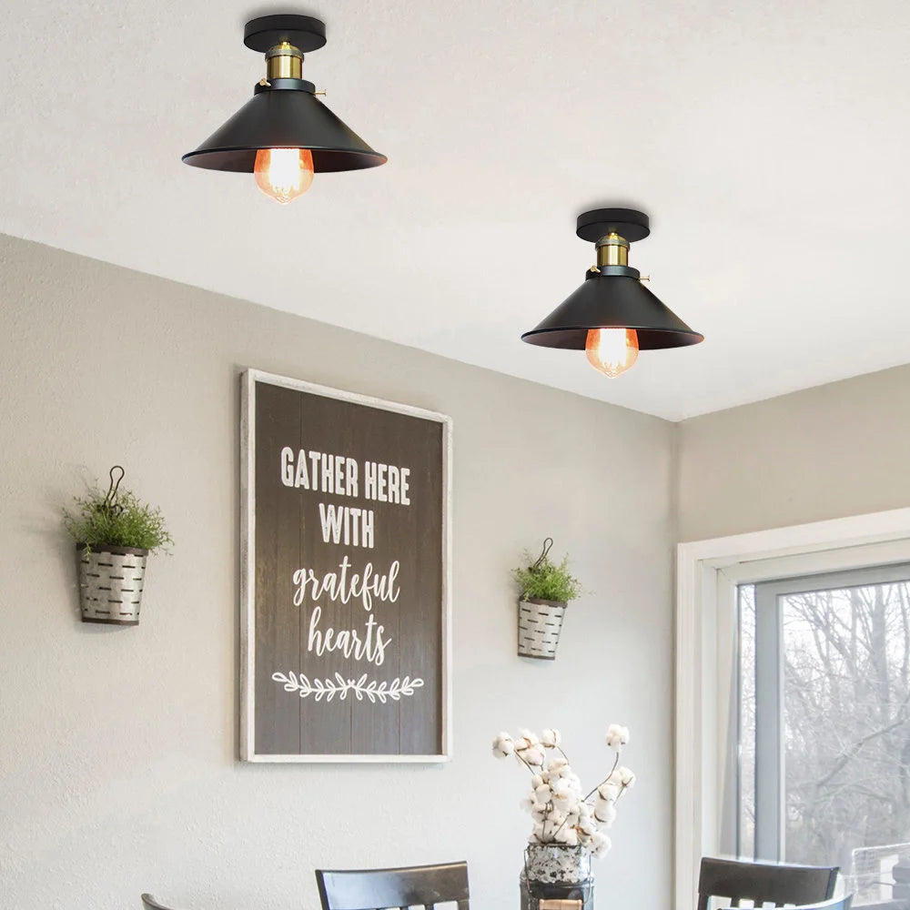 Vintage Edison Pendant Light – Industrial Retro Hanging Lamp