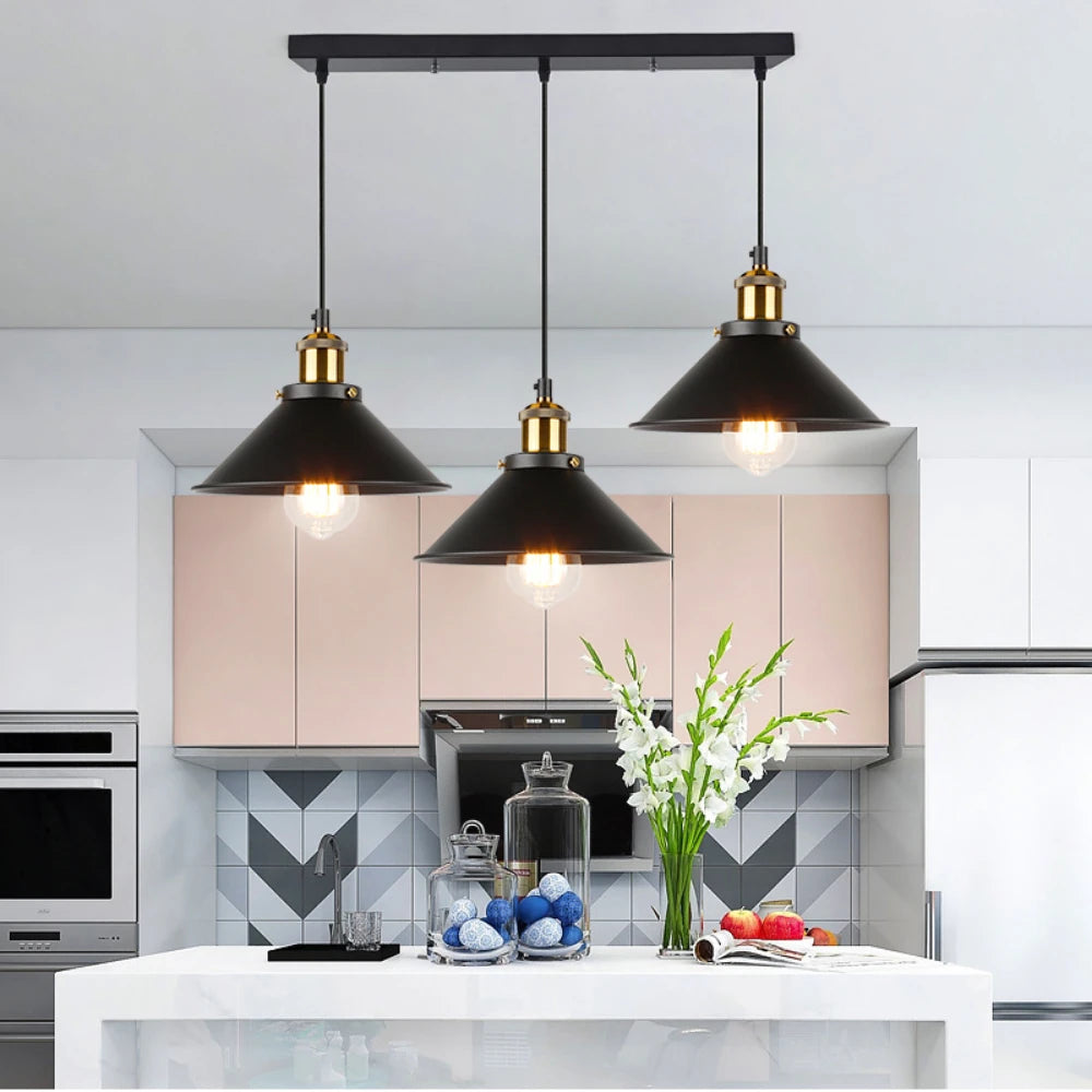 Vintage Edison Pendant Light – Industrial Retro Hanging Lamp