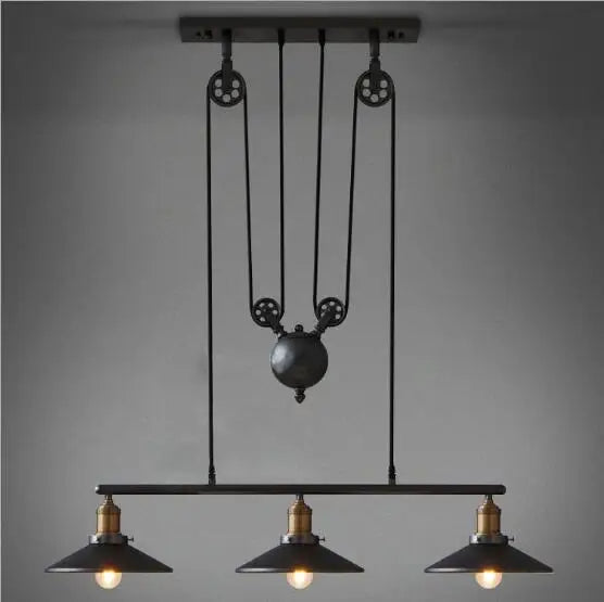 Retro Rope Pendant Light – Vintage Industrial Edison Hanging Lamp