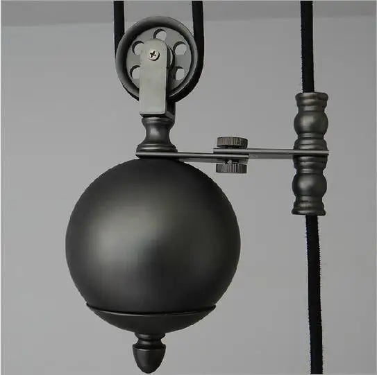 Retro Rope Pendant Light – Vintage Industrial Edison Hanging Lamp
